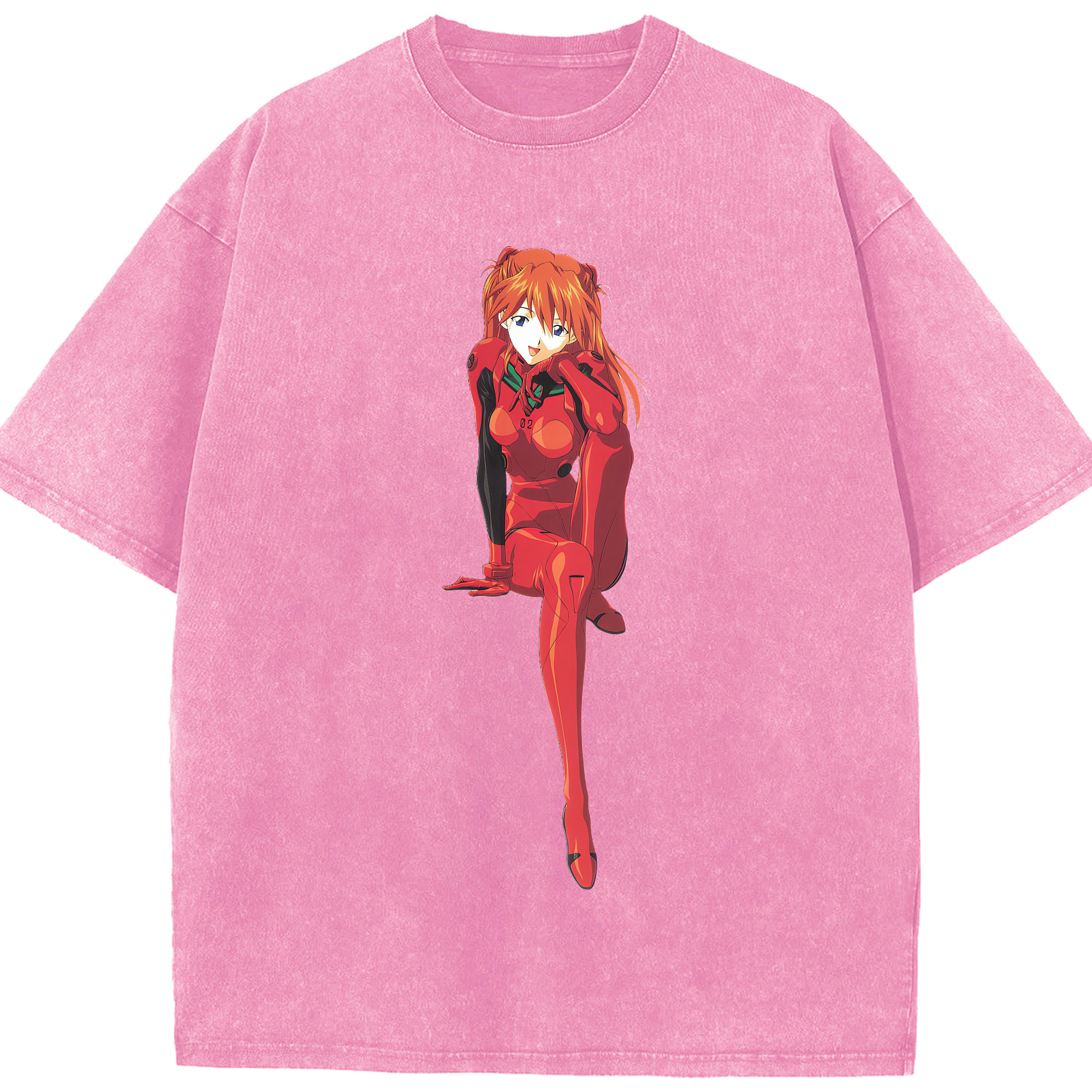 （画像用） EVA 新世紀エヴァンゲリオン 綿100% ヴィンテージ風 半袖Tシャツ（フロントプリント）